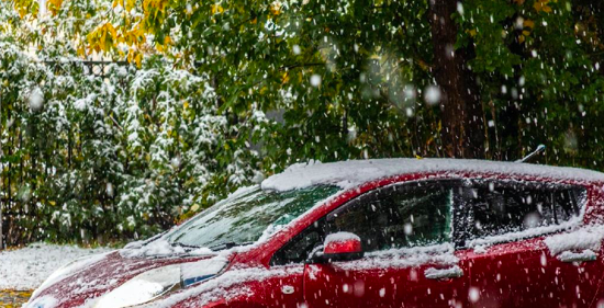 Фото Снежные хлопья окутали Новосибирск 3 октября. ОНЛАЙН с улиц города 3